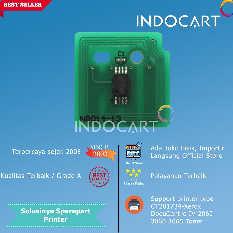 

Serbu Baru IndoCart Chip CT21734Xerox DocuCentre IV 26 36 365 Toner25K