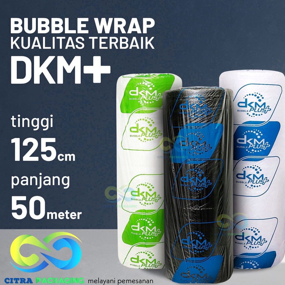 

Kejar Surprise PLASTIK BUBBLE WRAP MURAH PREMIUM 125 CM X 5 M DKM BLUE