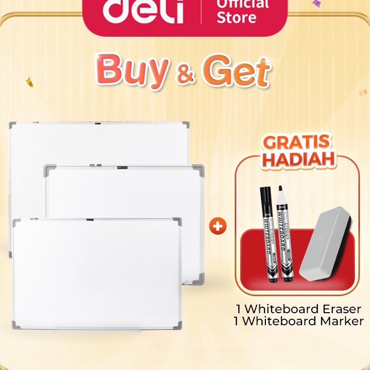 

Laku Keras Deli Whiteboard Papan Tulis Putih Magnetik Ukuran 45 x 6 cm Kokoh Cocok Untuk Kantor E3932A