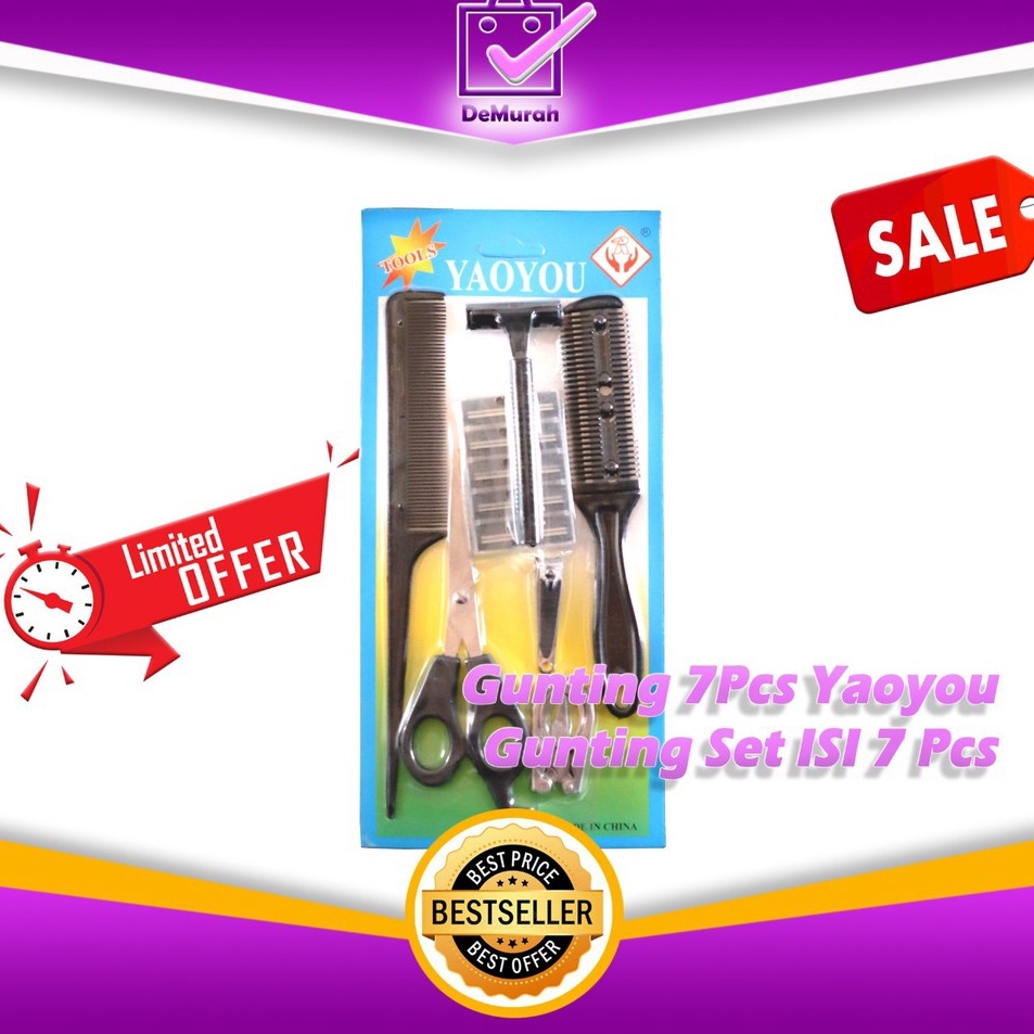 

Pusat Terbaru Gunting 7Pcs Yaoyou Gunting Set ISI 7 Pcs 557