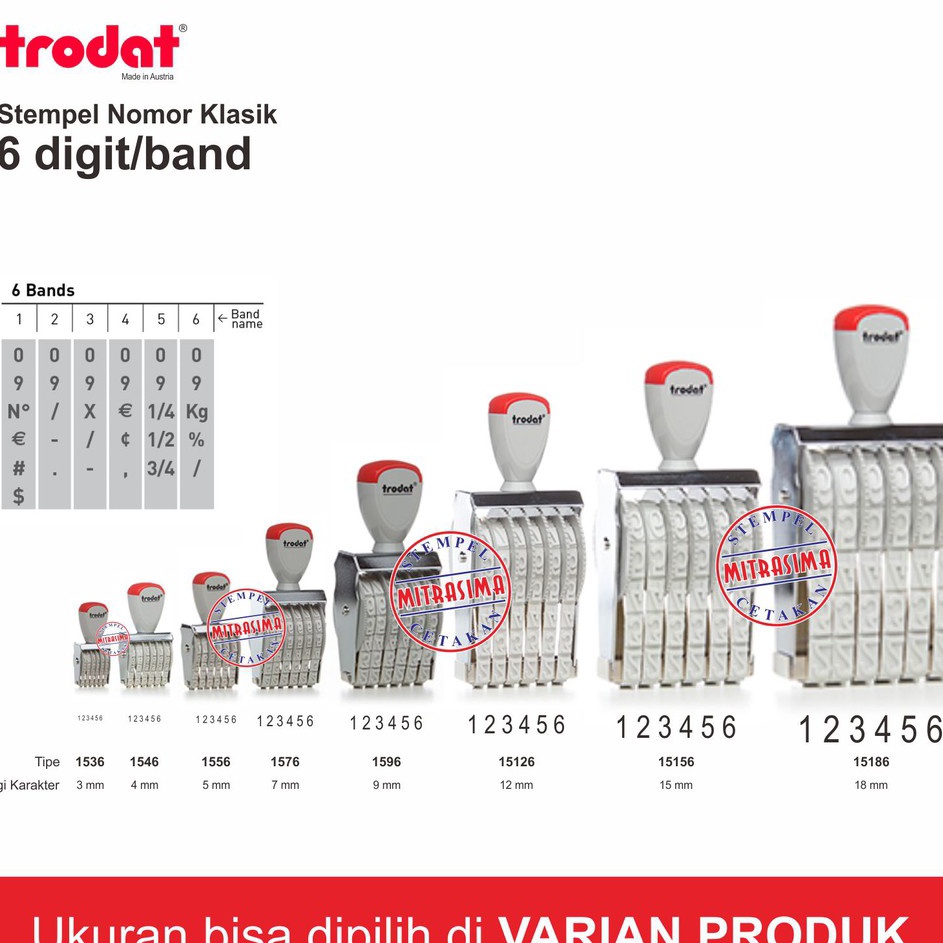 

Update Populer Stempel klasik nomor merk Trodat 6 digit