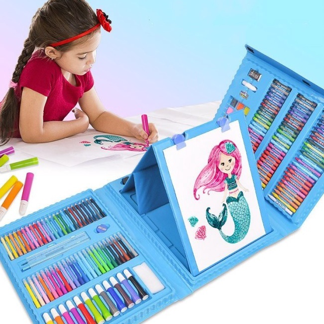 

Garansi Termurah Super Mega Art Set Alat Gambar Tulis Anak Crayon Pensil Warna 28 Pcs