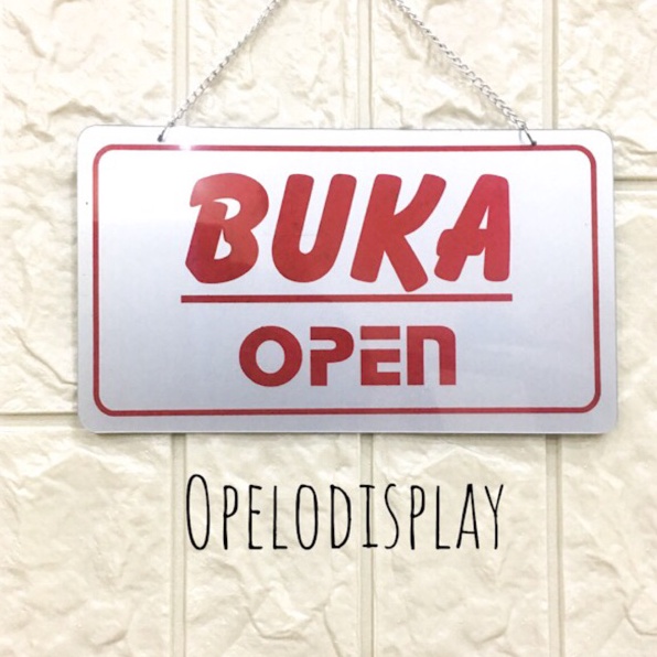 

Garansi Terbaru SIGN BOARD OPEN CLOSE BUKA TUTUP PAPAN PENANDA