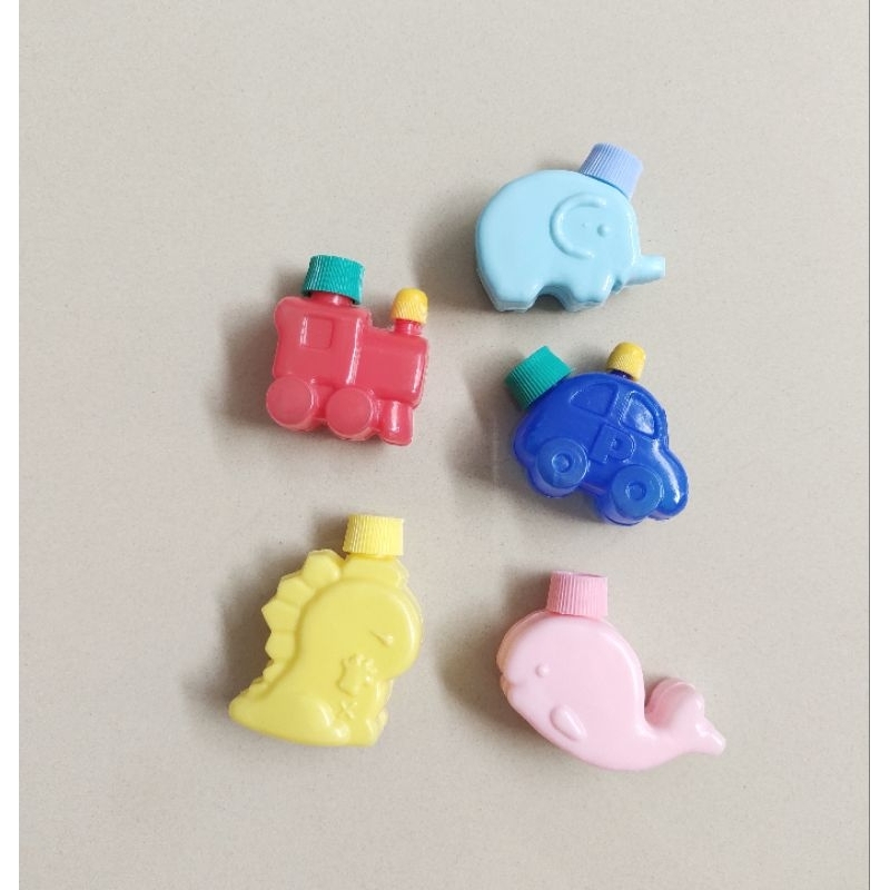 Botol Cup Mini Animals Vehicle Botol Sauce Kecap Rareee