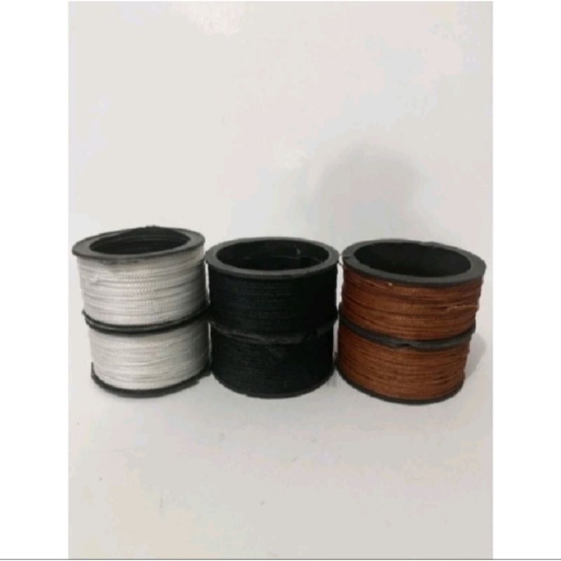 

TALI NILON SOL SEPATU HITAM atau COKLAT / BENANG LAYANGAN / TALI KASUR