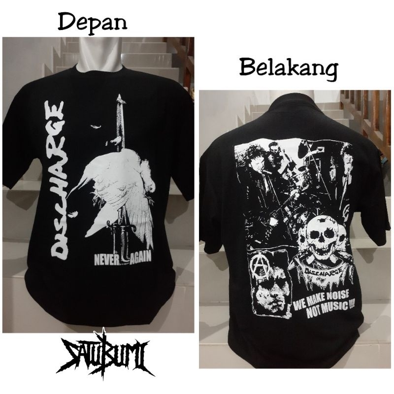 Kaos band punk Discharge