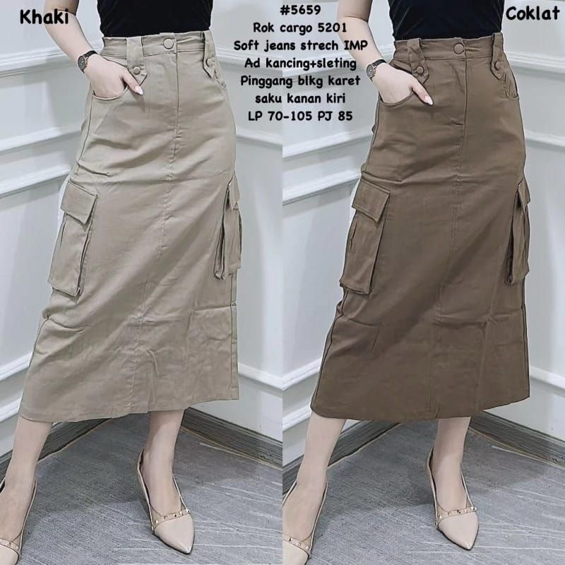 ROK CARGO WANITA | ROK WANITA | ROK CARGO | ROK CARGO TWILL | ROK BELAH