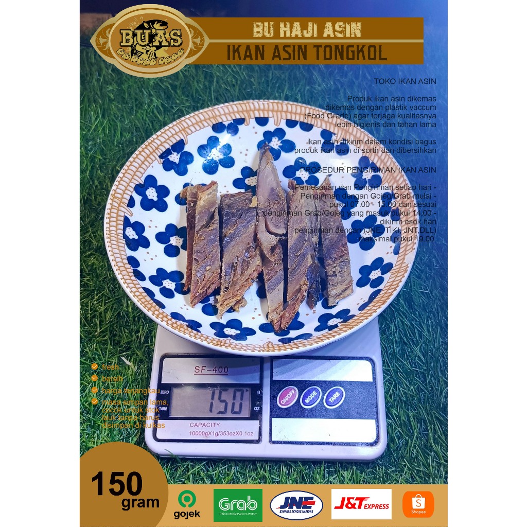 

Ikan Asin Bandung Tongkol 150 Gram BUAS | Ikan Asin Bandung | Ikan Asin Tongkol | Asin Buas