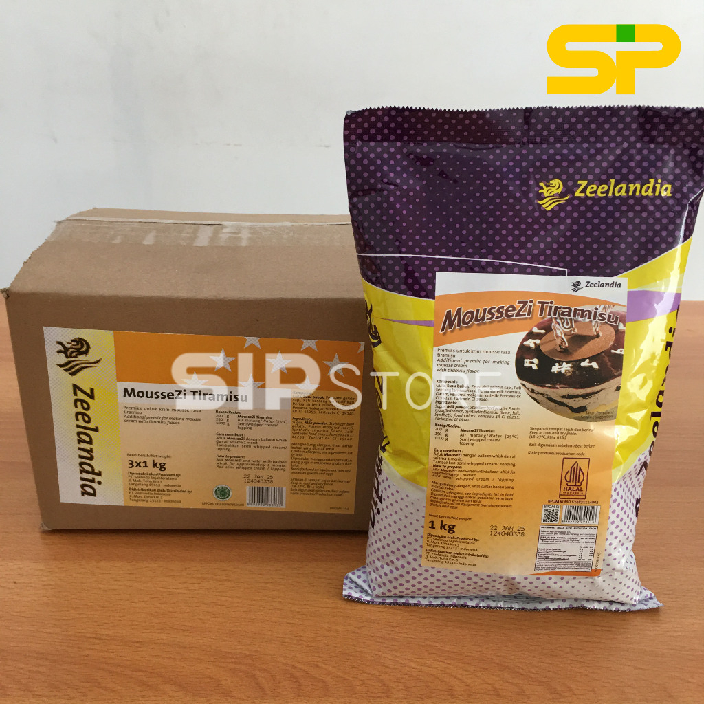 

Zeelandia Biobianca Mousee Tiramisu 1 Kg / Premix buat campuran mousse rasa tiramisu / Mouseezimiz Tiramisu 1 Kg