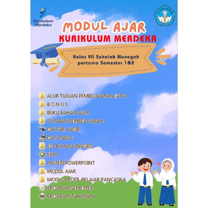 

MODUL AJAR SMP KLS 7 KURIKULUM MERDEKA SEMESTER 1&2
