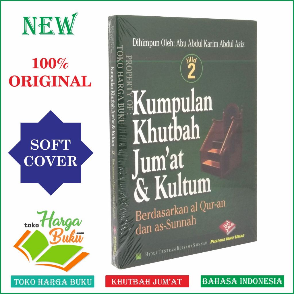 Foto Kumpulan Khutbah Jumat & Kultum JILID 2 Ceramah Tausiyah Penerbit Pustaka Ibnu Umar
