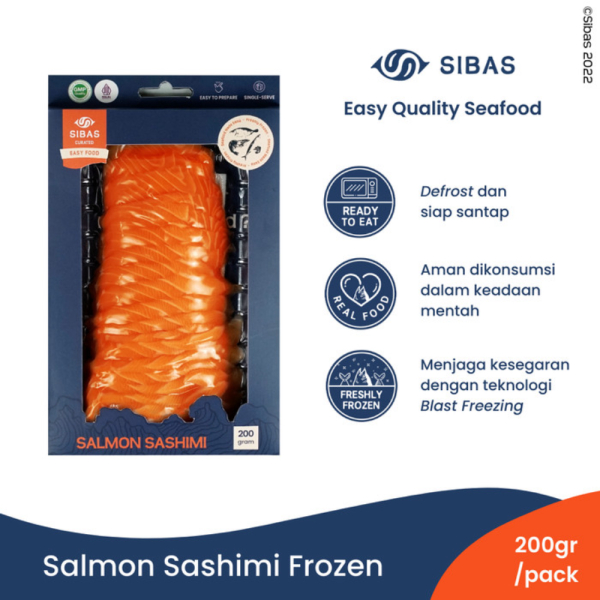 

Salmon Sashimi Grade 1 Pack - Ikan Fresh Sashimi Sushi Jepang SIBAS - Norwey Frozen