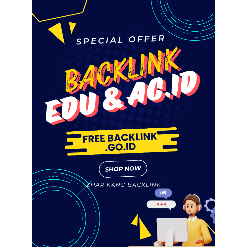 BACKLINK EDU LUAR NEGERI + FREE BACKLINK .GO.ID