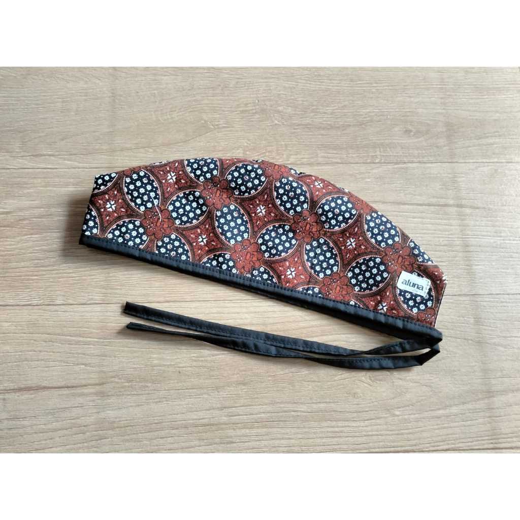 Topi Dokter/Scrub Hat /Surgical Cap/Headcap motif batik