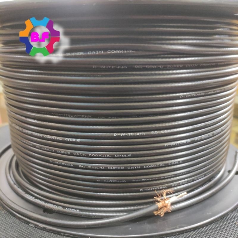 KABEL RG58 D'ANTENA COAXIAL KABEL RG 58 HARGA PERMETER