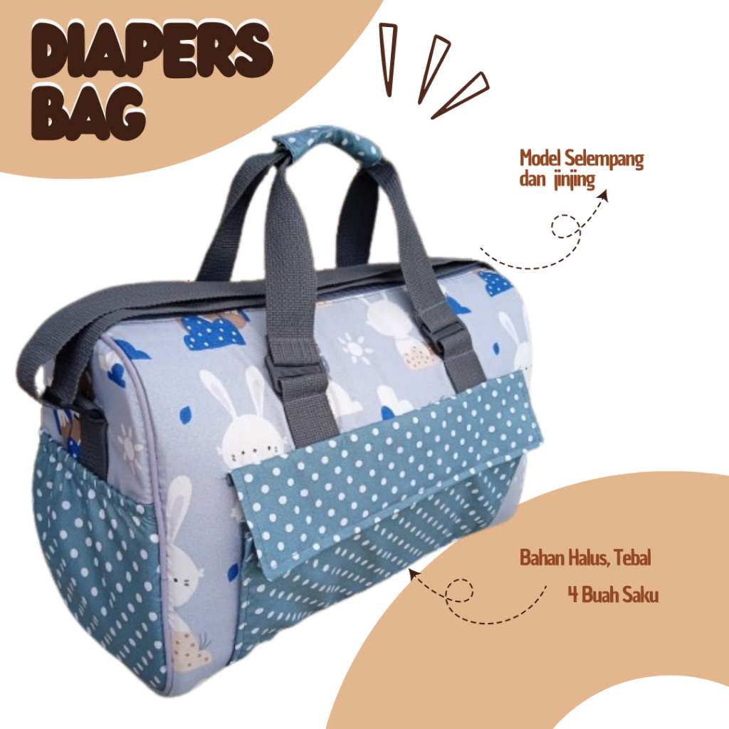 TERBARU PROMO TERBARU Diaper Bag Tas Bayi Besar Multifungsi Tas Bayi Melahirkan