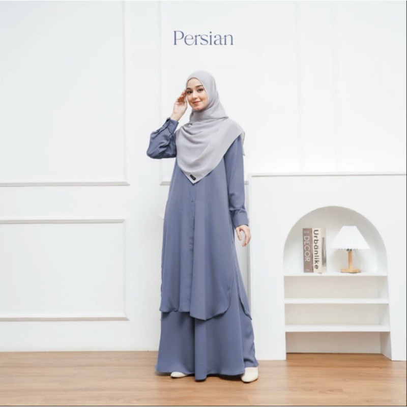 RB Tunik Malaysia Set Rok Kania Katun Premium