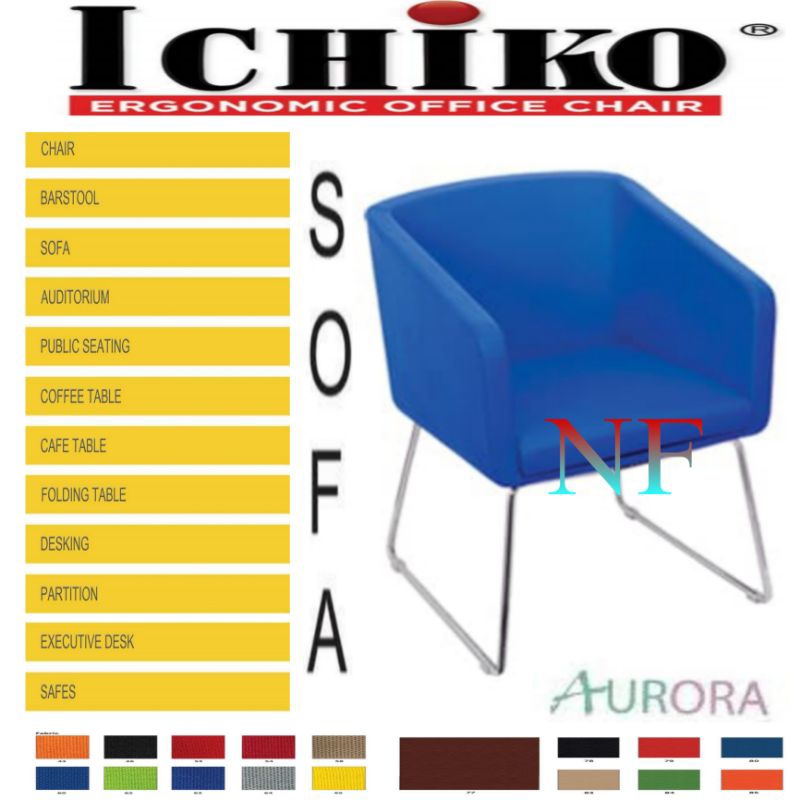 SOFA MINIMALIS ICHIKO AURORA SOFA SANTAI SOFA RUANGAN TUNGGU SOFA RESTO SOFA CAFE SOFA BAR