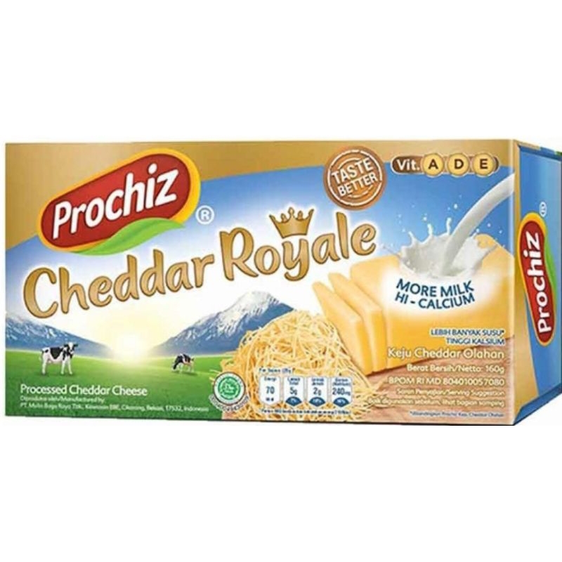 

Pro Chiz Keju Cheddar Royale 160G