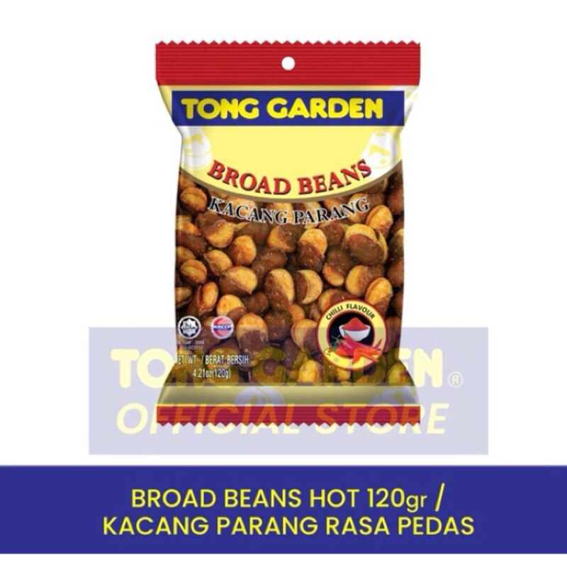 

Tong Garden Chilli Broad Bean 120g - Kacang Koro pedas 120gr