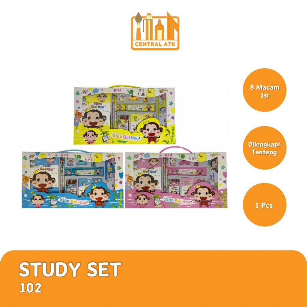 

STATIONERY SET / STUDY SET / PAKET ALAT TULIS KARAKTER 102