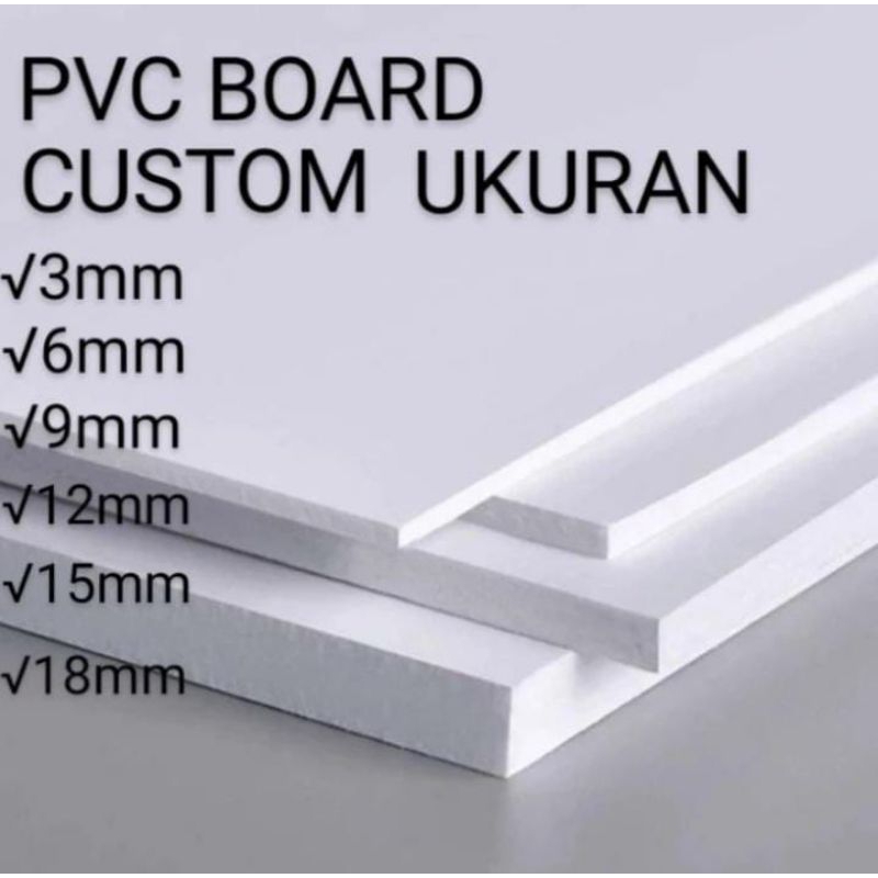PVC foam board/pvc foam board costum ukuran