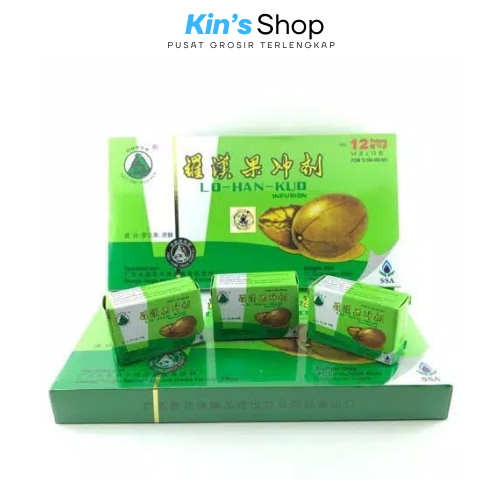 

LO HAN KUO Infusion (SSA) Luo Han Guo / Lohankuo / Obat Serak Batuk [12 Balok / Box]