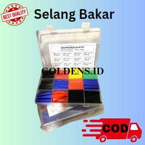 SELANG BAKAR HEAT SHRINK BAHAN POLYOLEFIN WARNA WARNI/ ISOLASI BAKAR/ SELANG BAKAR WARNA WARNI