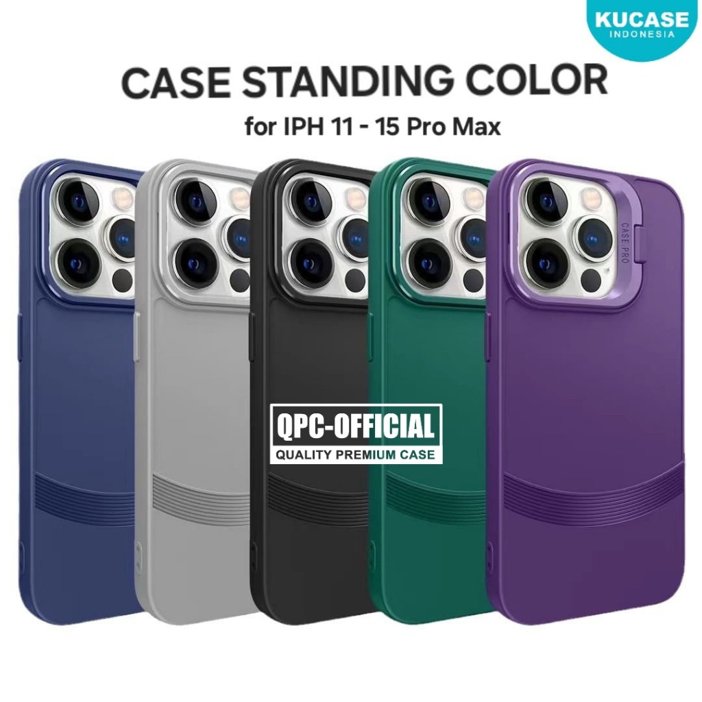 Qpc - Softcase Standing Color / Case Fashion Candy Case for Iphone 13 Iphone 13 Pro Iphone 13 Pro Ma