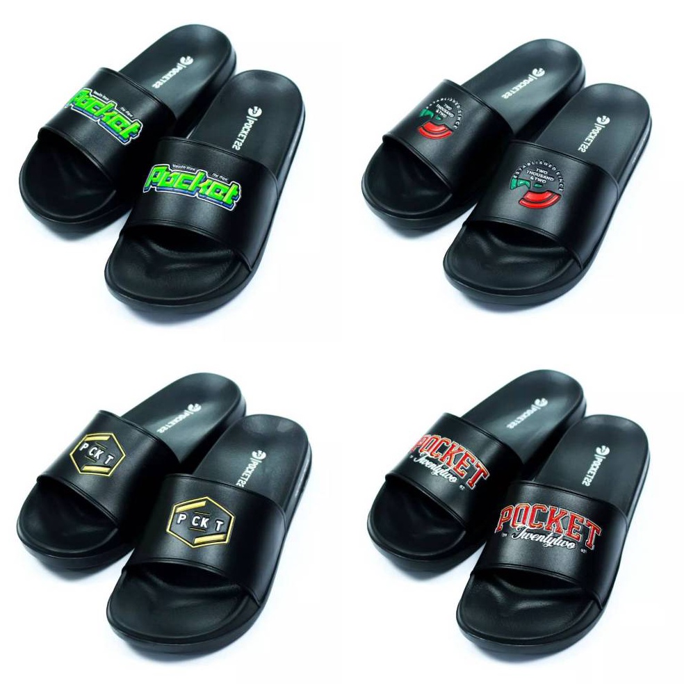 KODE C34U SANDAL KIDS  ANAKANAK POCKET22 SLIPPER SLIDE  SLOP PRIA  WANITA MOTIF TERBARU