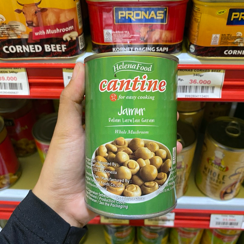 

Helena Food Cantine Jamur 425gr