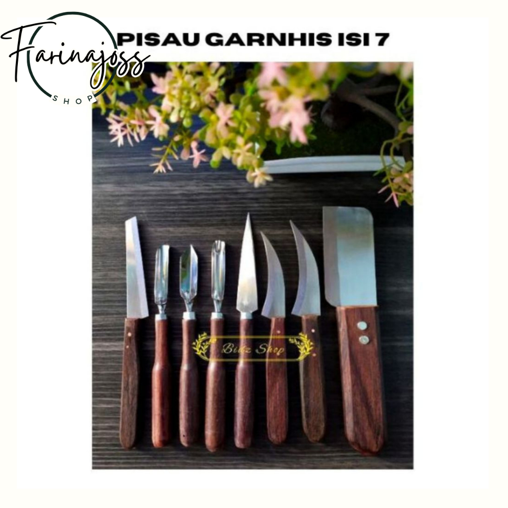 pisau ukir buah / pisau Garnish / pisau Carving/ Set pisau garnish/ukir buah untuk pembuatan tumpeng