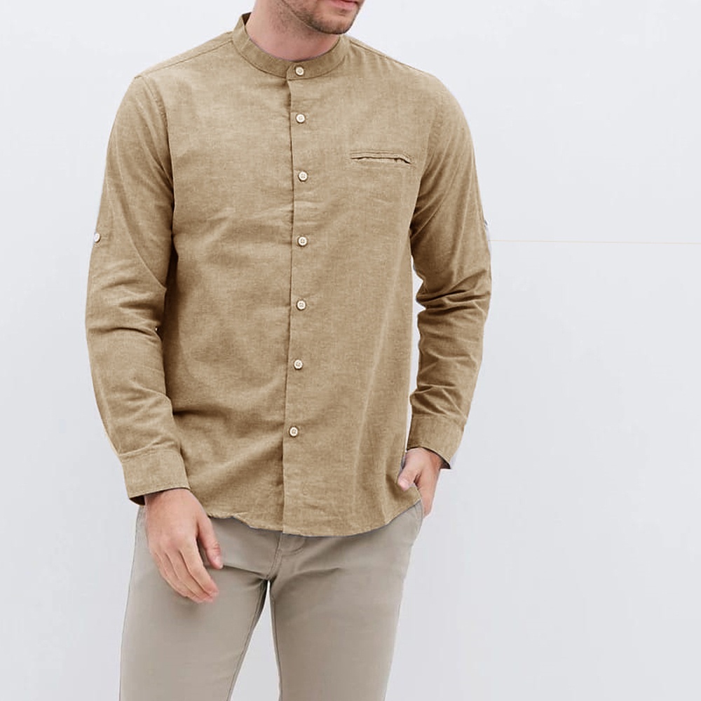 Qaireen Baju Muslim Pria Koko Atasan Raffi505 Lengan Panjang MS