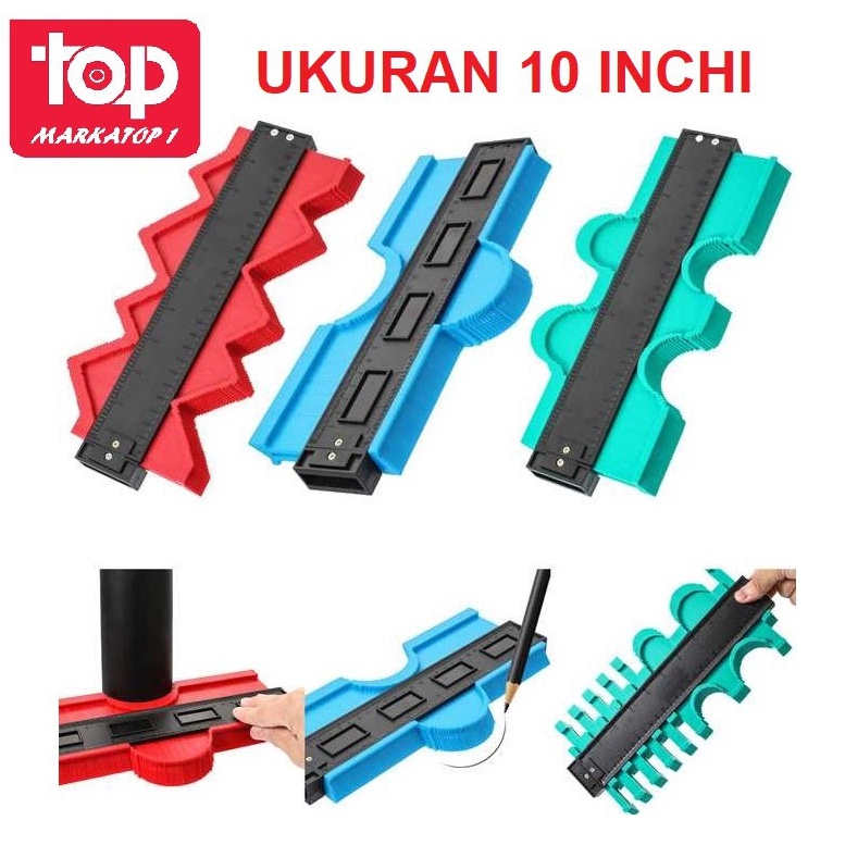 

KODE H8L Contour Duplicator Profile Copy Gauge copy ruller alat copy bentuk Pengukur kontur AA