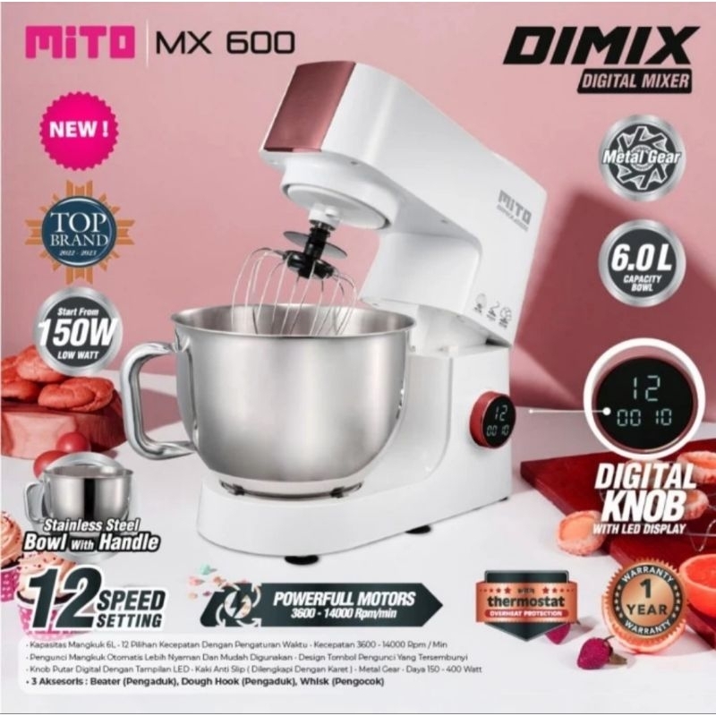 MIXER MITO MX600/STAND MIXER MITO DIGITAL