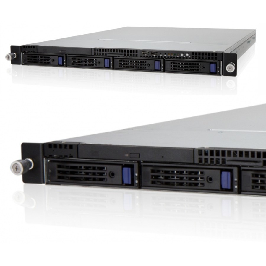 INWIN RS104-02 CASE SERVER 1U RACKMOUNT SUPPORT 4 HDD