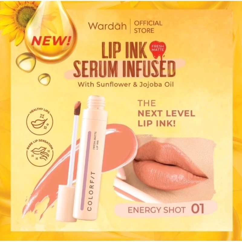 wardah colorfit fresh lip ink serum