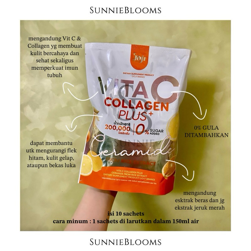 JOJI VIT C COLLAGEN PLUS THAILAND | MINUMAN SERBUK VITAMIN C KOLAGEN DIET BANGKOK THAILAND