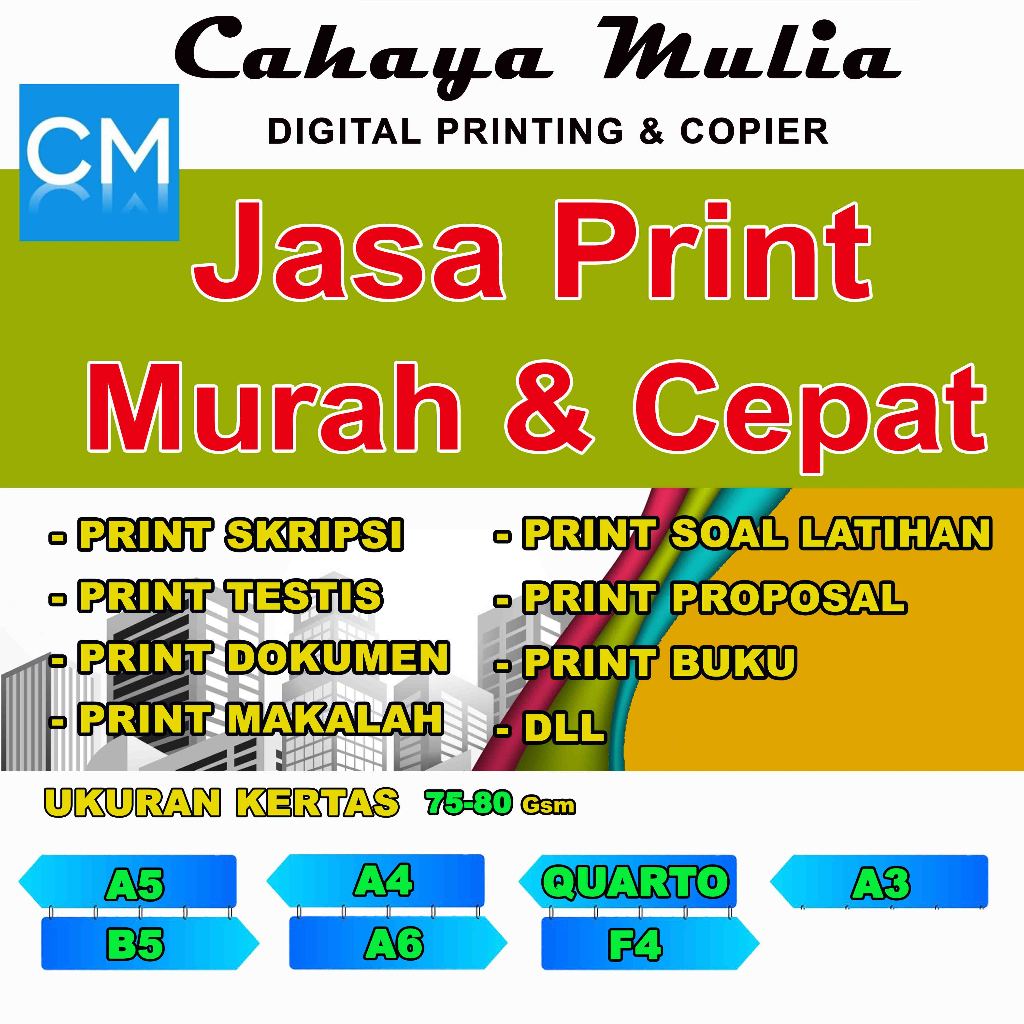 

Jasa Print Document Murah & Cepat