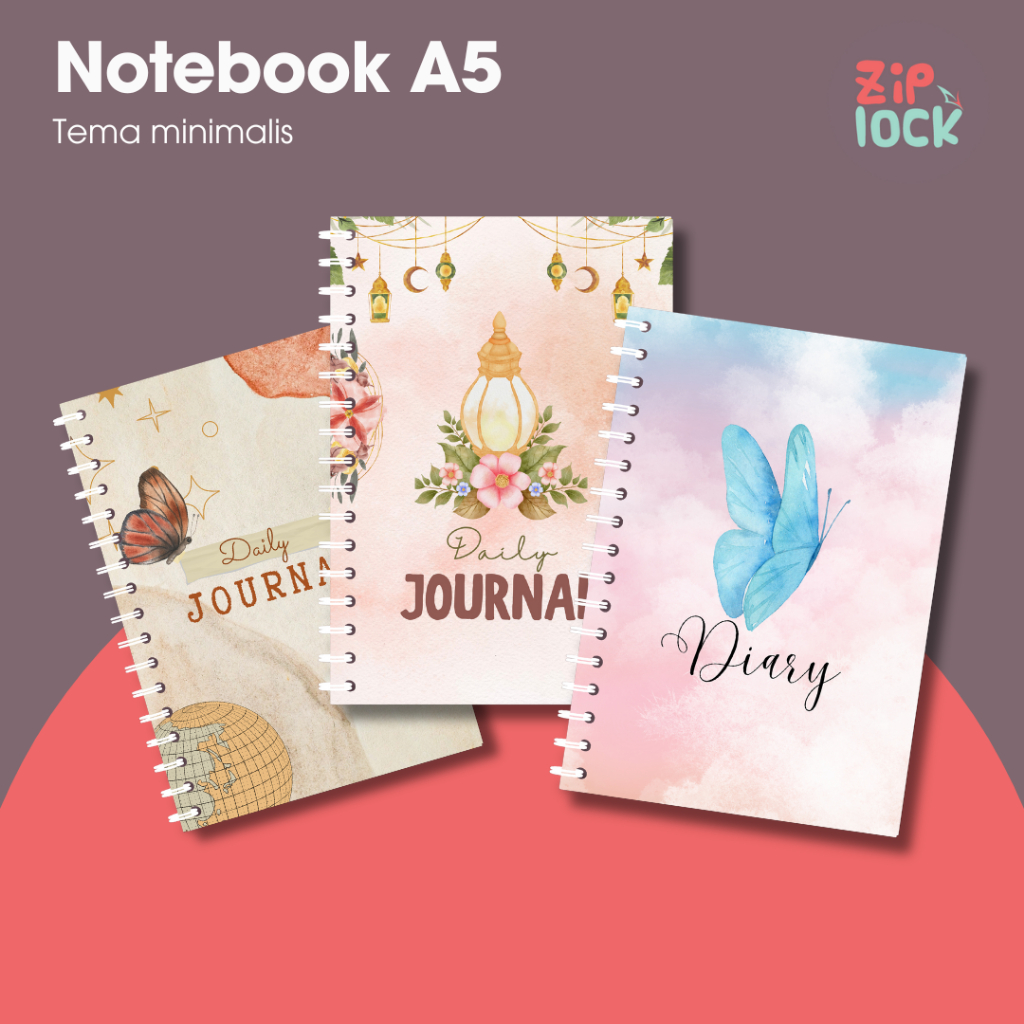 

[Notebook A580lembar] Notebook Buku Tema MInimalis Jurnal Catatan Buku Tulis Buku Sekolah Stationary