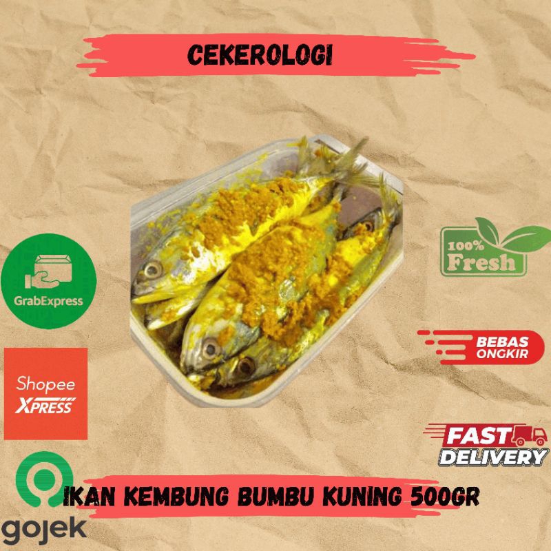 

Ikan Kembung Bumbu Kuning 1kg / Ikan Kembung Bumbu Kuning / Ikan Kembung / Ikan Kembung Fresh Berkualitas / JABODETABEK / Ikan Segar