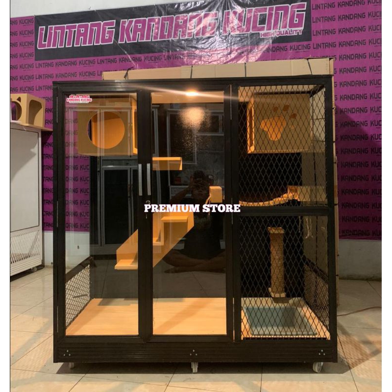 Kandang kucing rumah kucing minimalis cat home kandang kucing besar kandang kucing murah