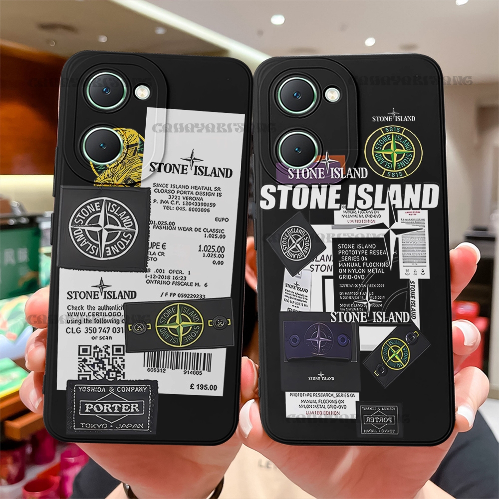 SOFTCASE VIVO Y03 GAMBAR STONE ISLAND CASE PELINDUNG HANDPHONE - CASE KEKINIAN - CASE KEREN - CASE P