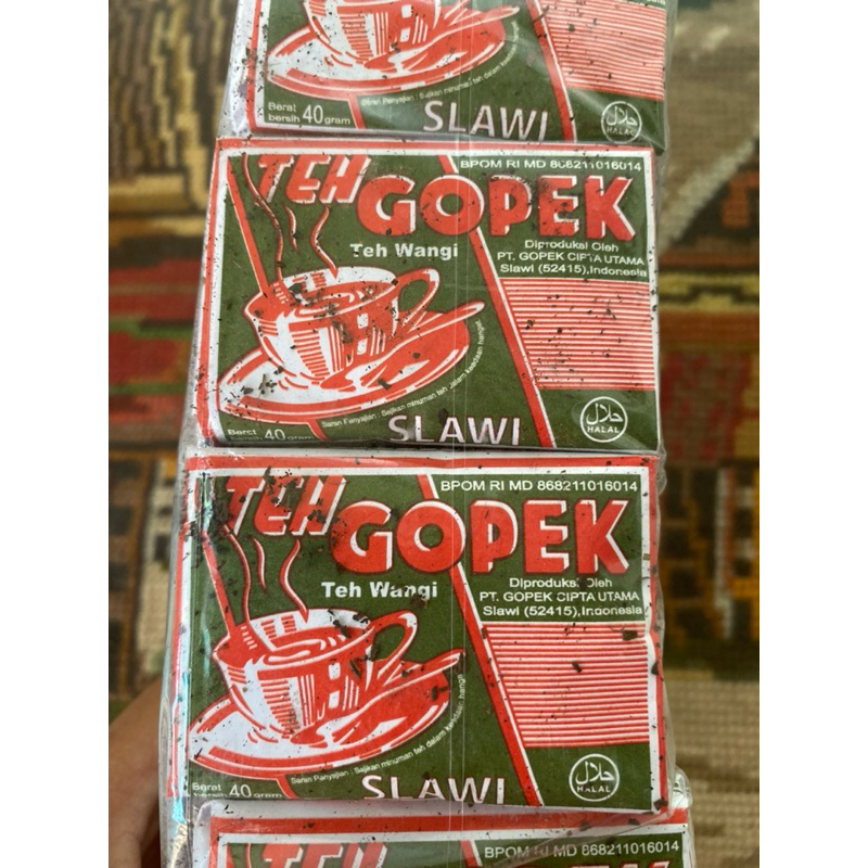 

TEH GOPEK SLAWI KHAS TEGAL 50 gr x 10pcs | JURAGAN TEH JAKARTA