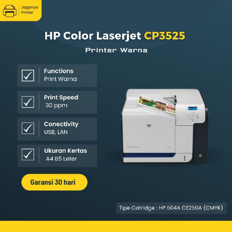 Printer HP Color Laserjet CP3525n Cp3525dn