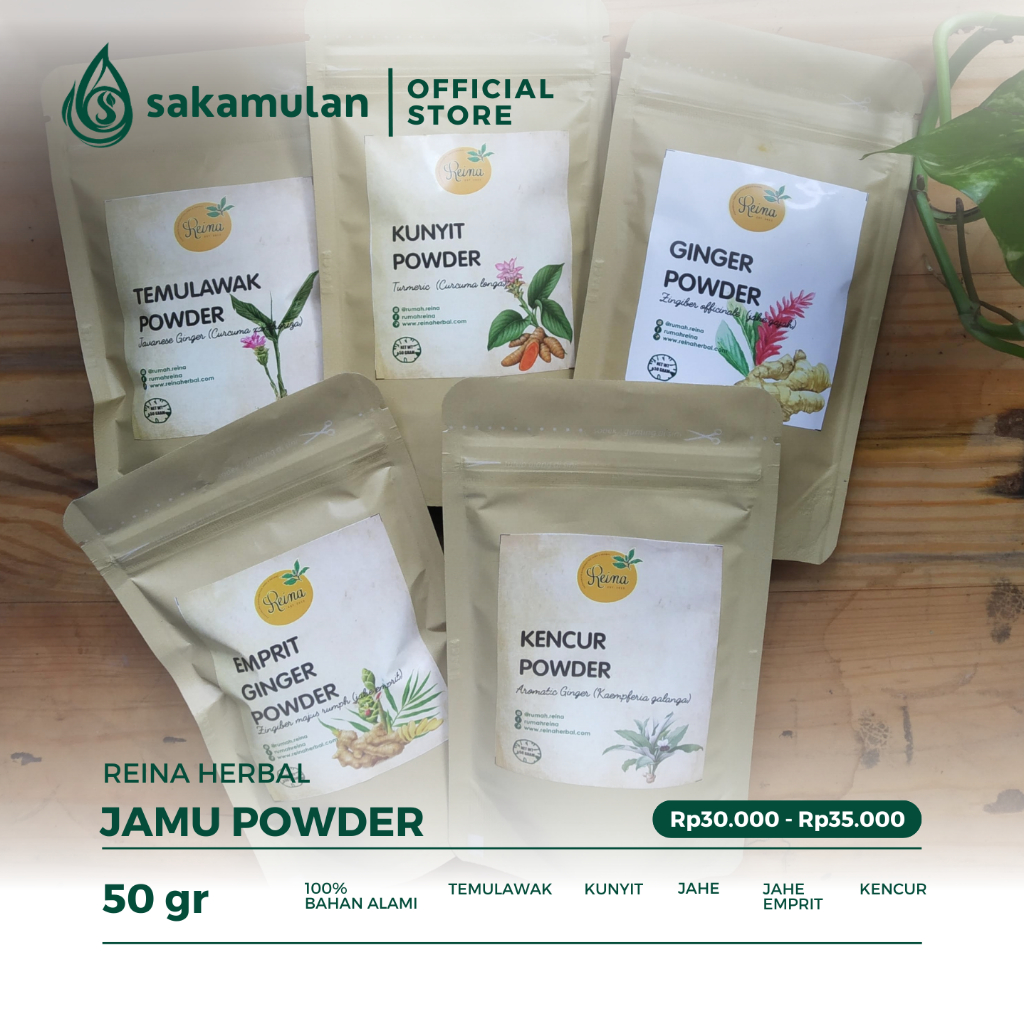 

Reina Herbal Jamu Powder 50 gr