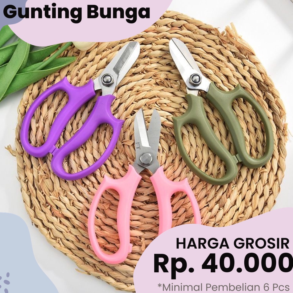 

KODE F75E BONG GUNTING BUNGA Florist Gunting Batang Tanaman Gunting Estetik Gunting Cantik Pemotong Dahan tanaman Gunting Kebun Gunting Rumput