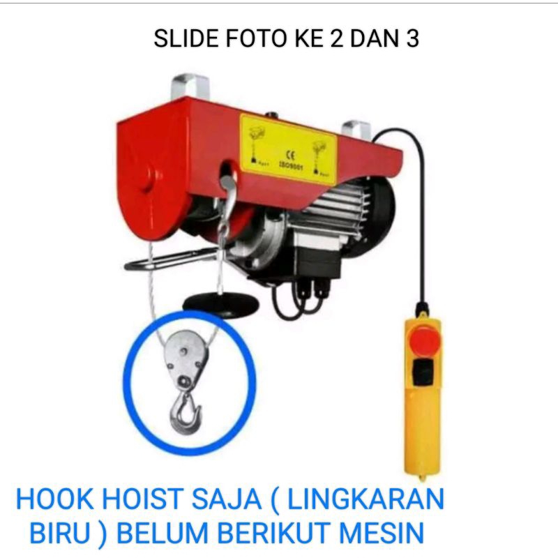 Hook cantolan hoist , DOUBLE HOOK BESAR katrol