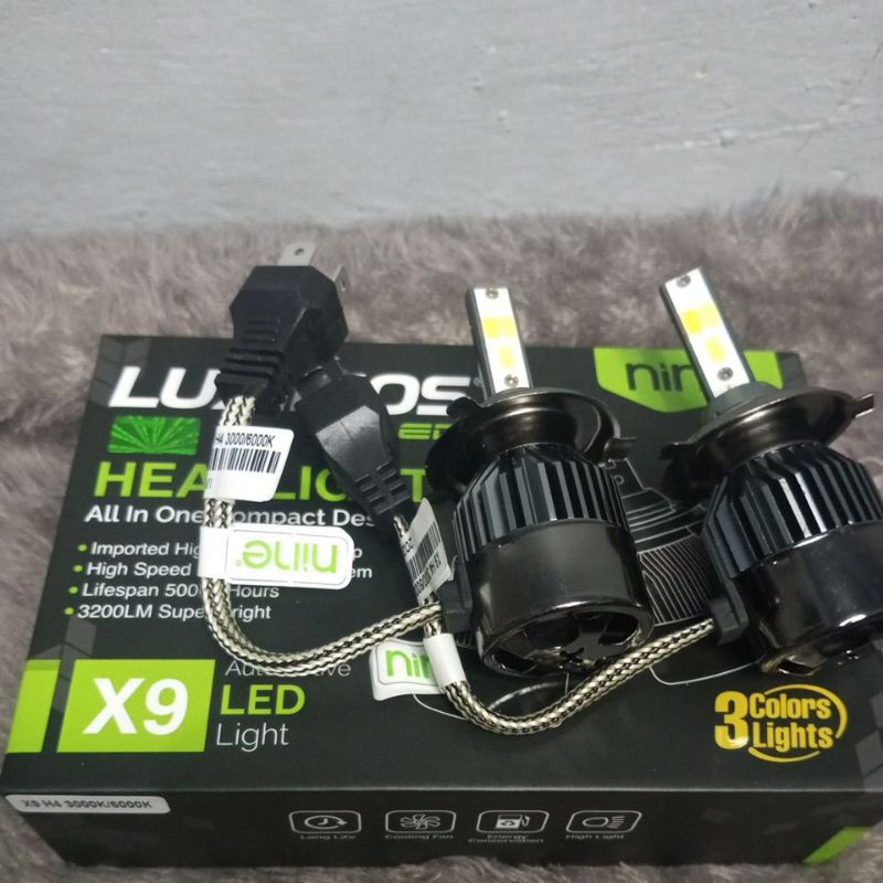 HEADLAMP FOGLAMP h11 hb3 hb4 h7 x9 3 warna