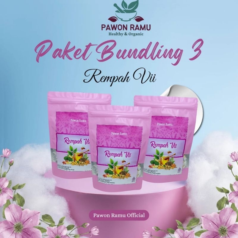 

REMPAH Vii, paket bundling 3paket,isi 60teh kantong, hemat murah